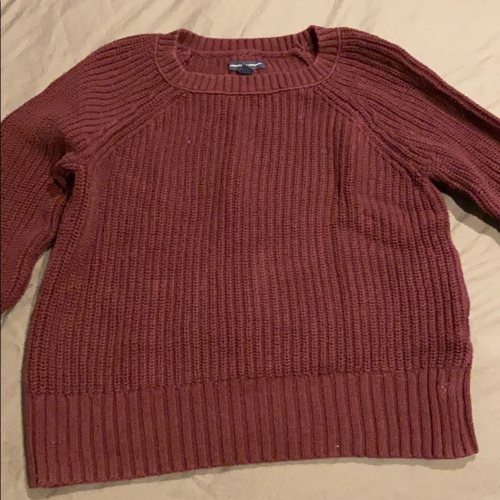 Maroon American Eagle sweater